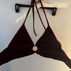 Velvet Crop top